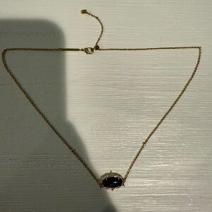 Kendra Scott Elegant Gold and Black Pendant Necklace